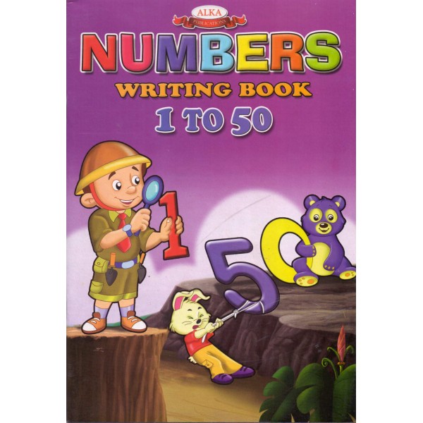 Number Writing Book - 1 To 50